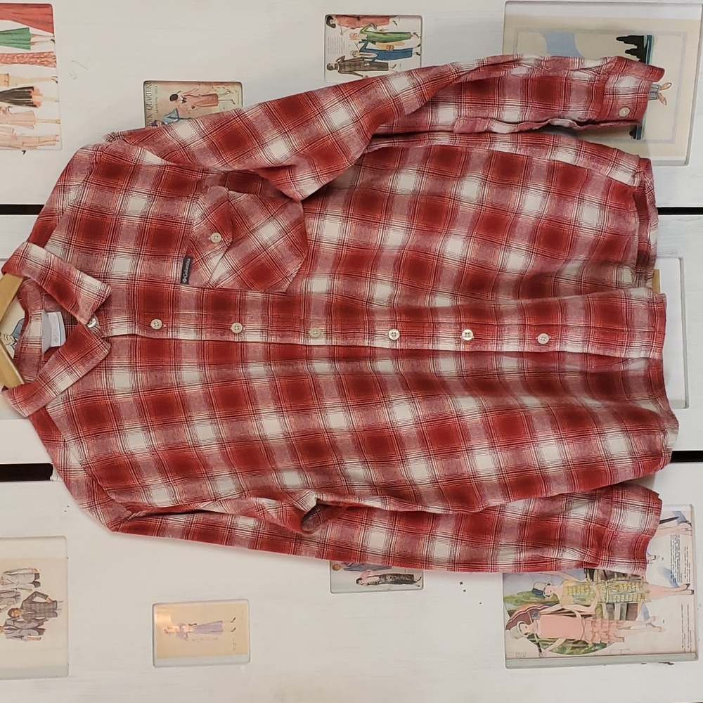 Mens button down flannel